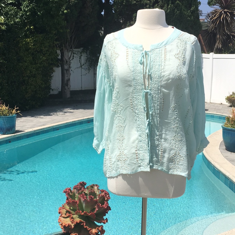 Johnny Was Riley Peasant Top